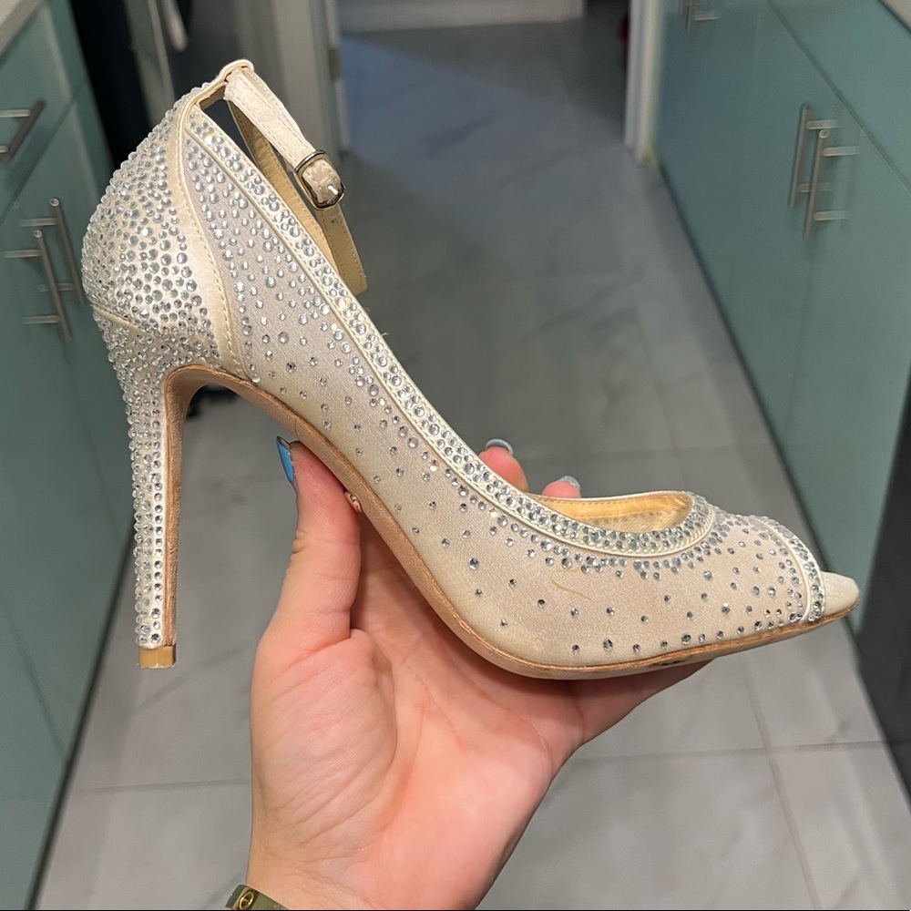 Badgley Mischka Embellished Heels